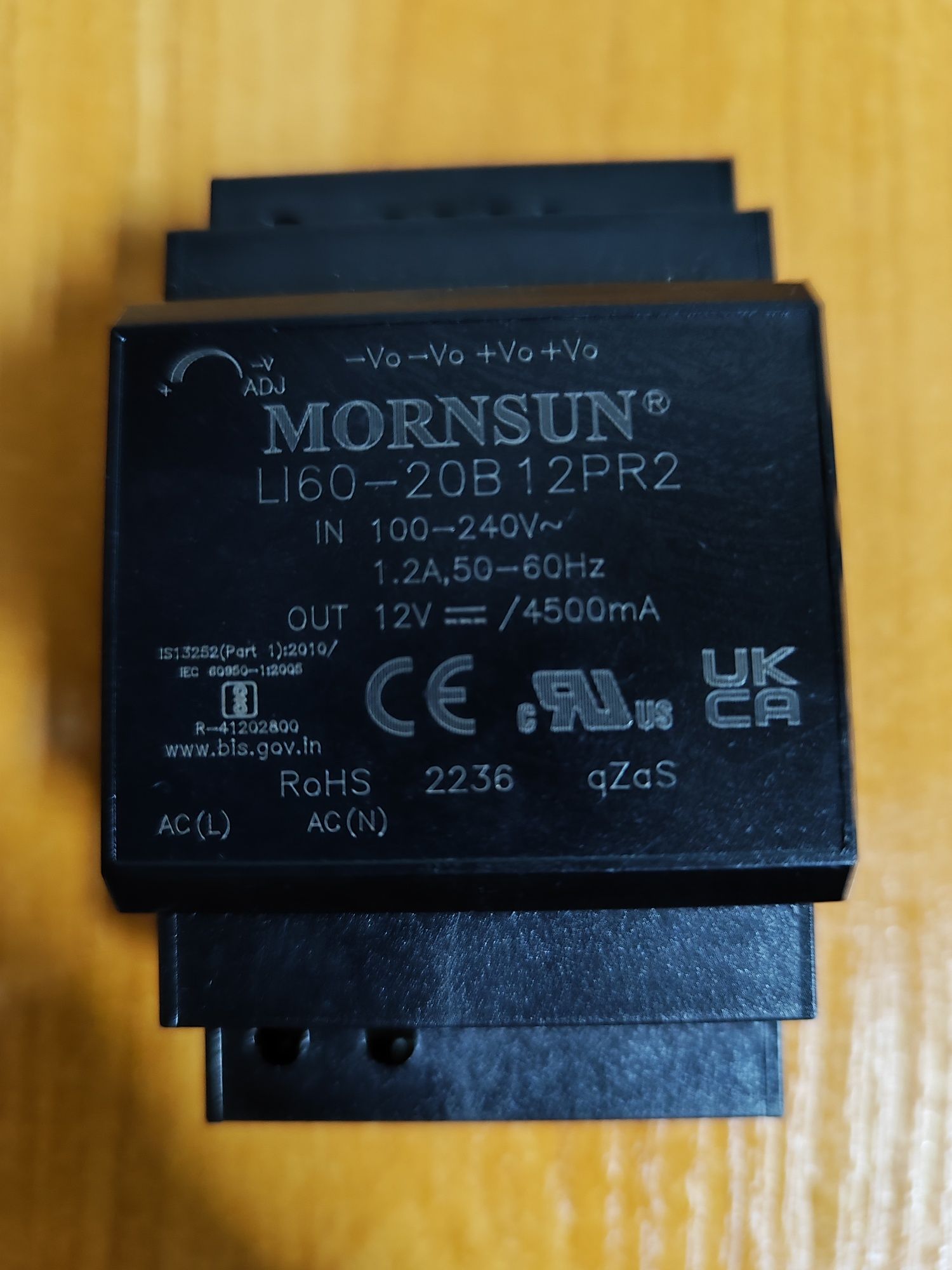 Блок живлення Mornsun LI60-20B12PR2 12В 4,5А