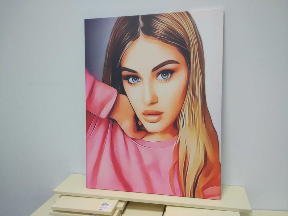 Картина (Фото) на холсте, печать портрета, Коллаж, Поп Арт, Дрим Арт
