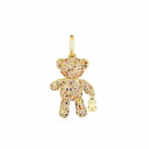 TOUS zawieszka Teddy Bear 2,2cm srebro Vermeil