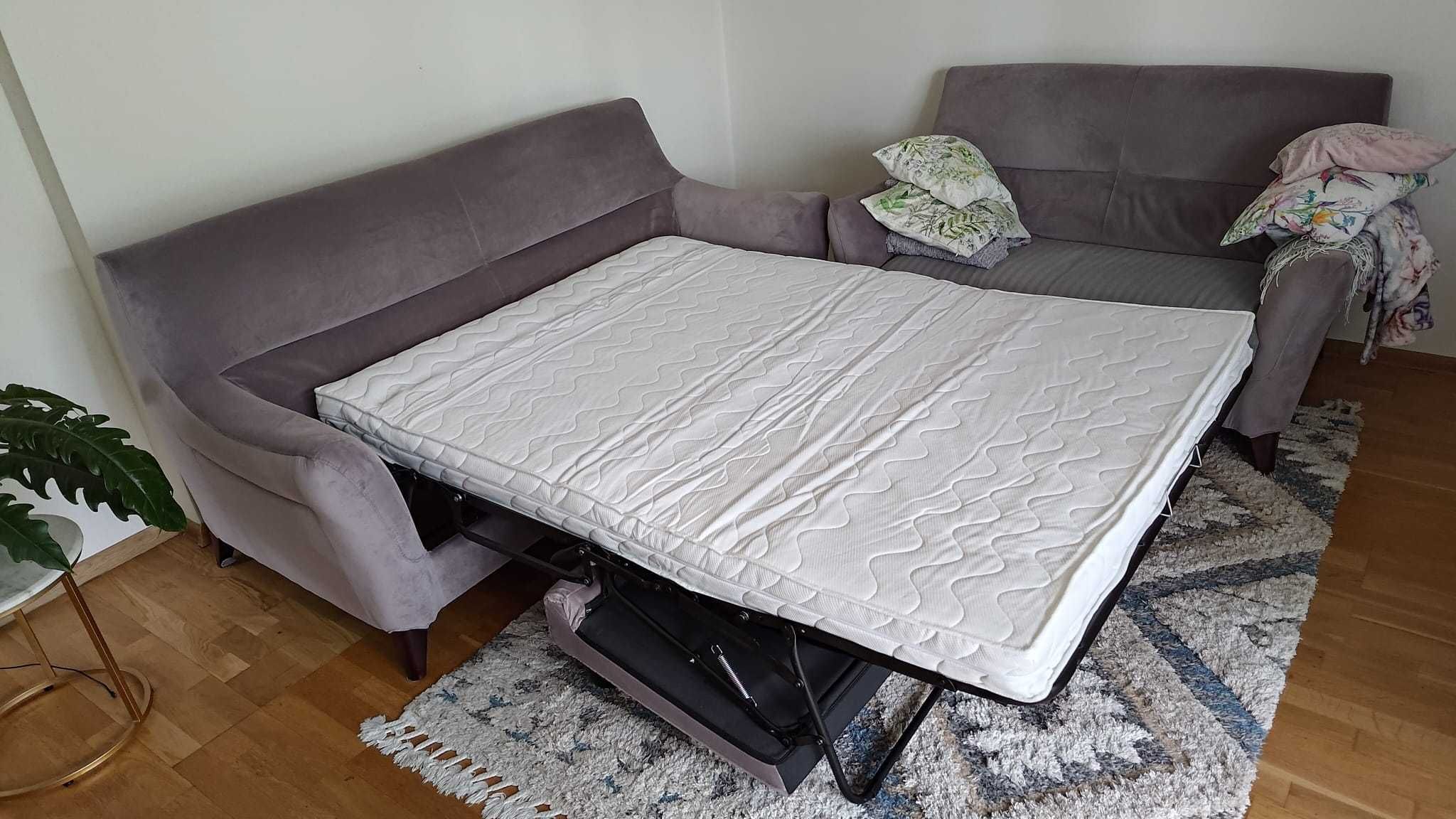 Komplet sof Orchis Vero 2 + 3 z funkcją spania