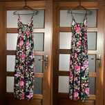 SELECT sukienka letnia w kwiaty maxi