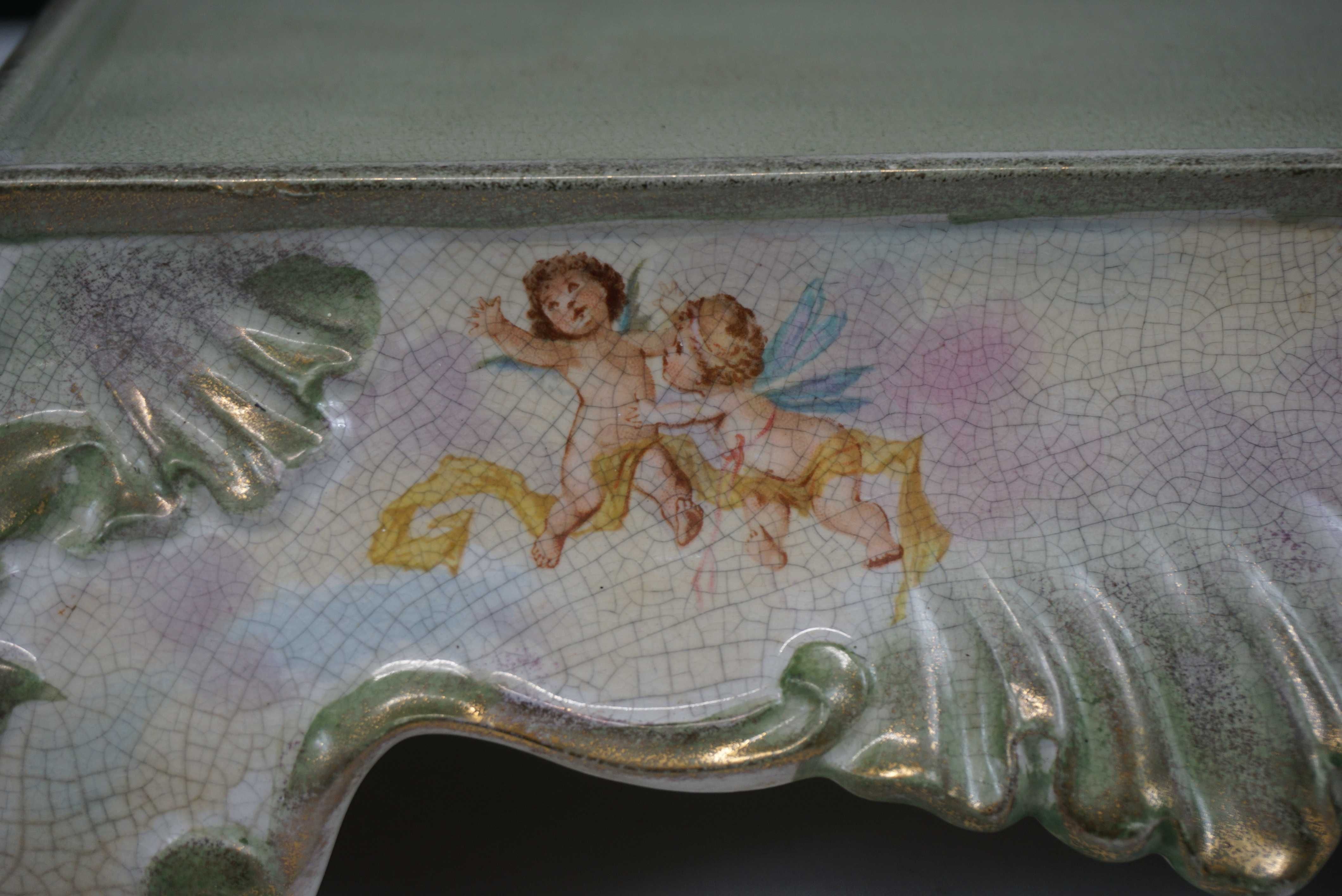 Empire Porcelain Stoke On Trend cokół podstawa anioł putto
