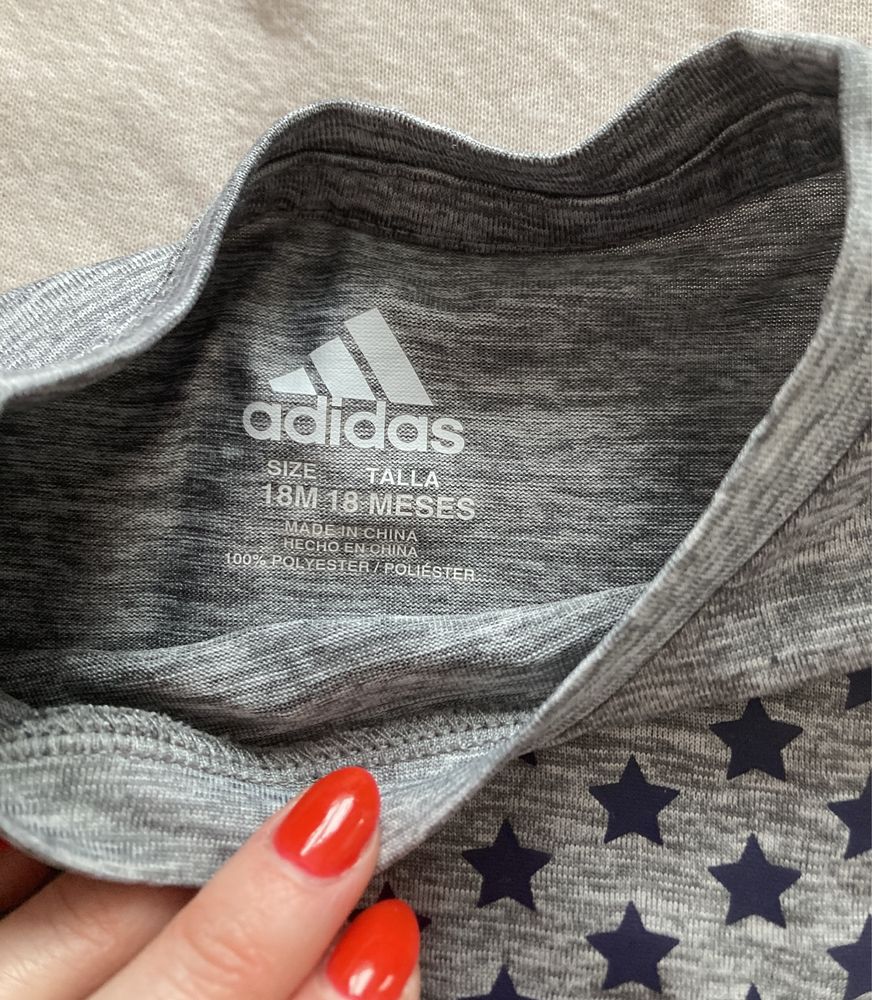 Bluzka na krutki rękaw Adidas