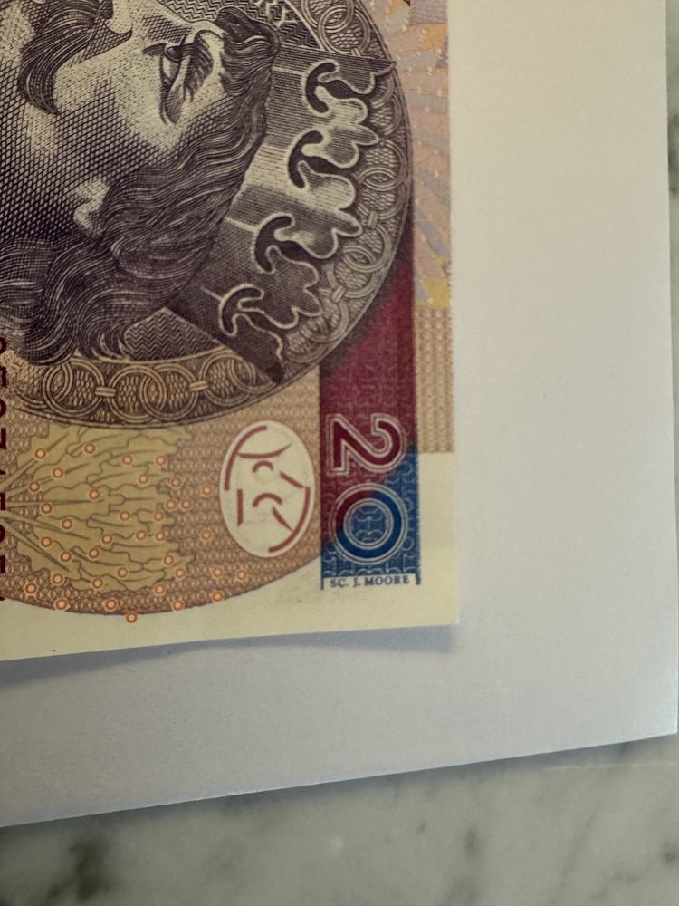 Nowy bankot 20 zł stan unc