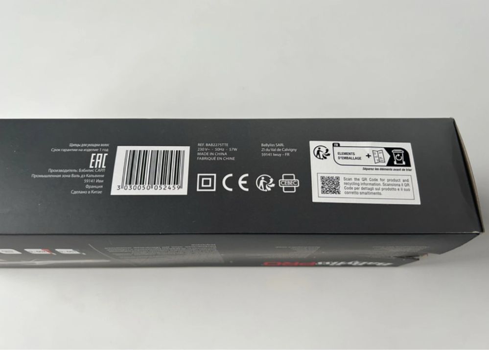 BaByliss nowa lokówka do włosów turmalinowa tytanowa 38mm