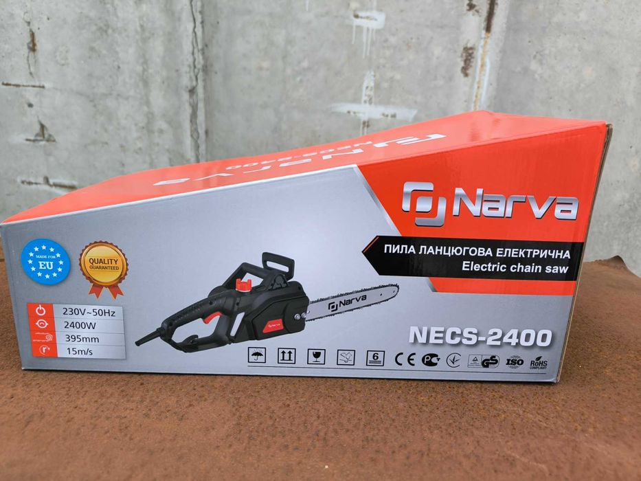 Электропила 2400Вт боковая Эстония Пила 40Шина Недорого Цепная Пилка