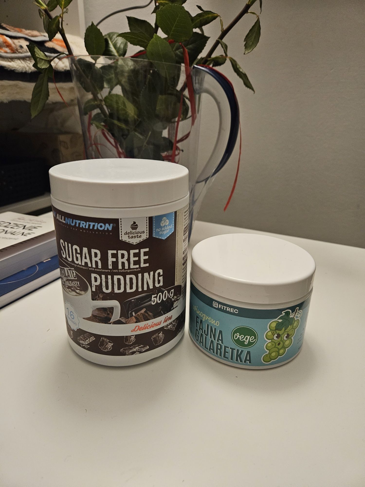 Free sugar low calorie fit Galaretka i pudding