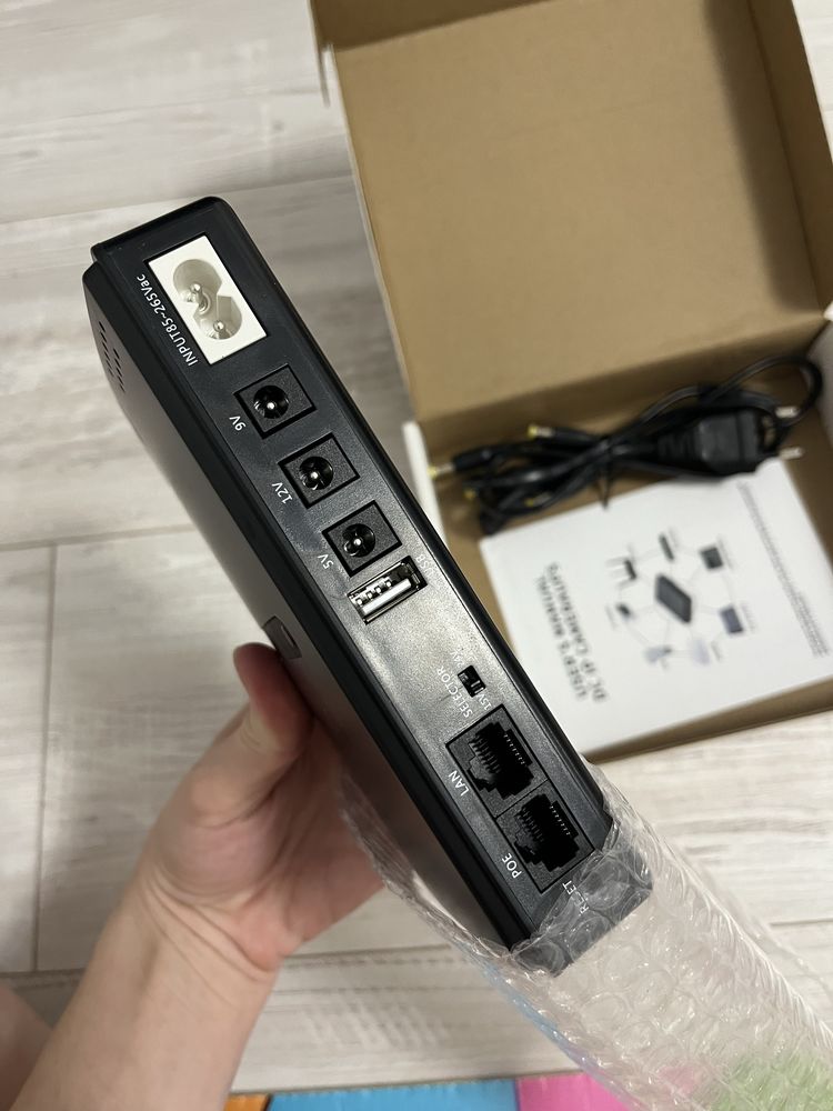 Адаптер резервного живлення для роутера 10400mAh DC UPS 5, 9, 12 В