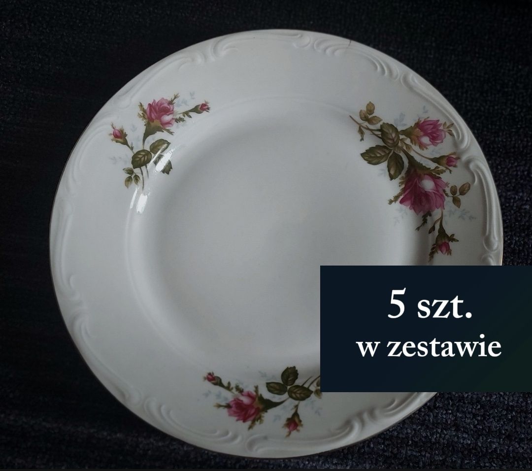 Zestaw porcelanowych talerzy