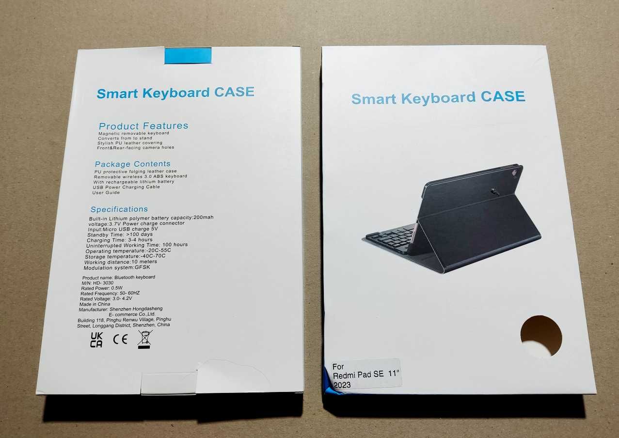 Чехол с клавиатурой для Xiaomi Redmi pad SE 11  дюймов 2023