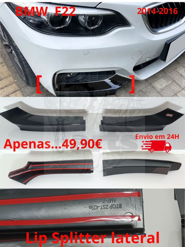 Lips Splitter spoiler lateral BMW F22