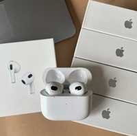 Чохол в подарунок! Навушники Apple AirPods 3 преміум коп 1:1