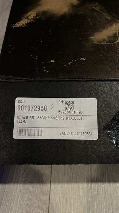 Acer nitro 5 на запчастини