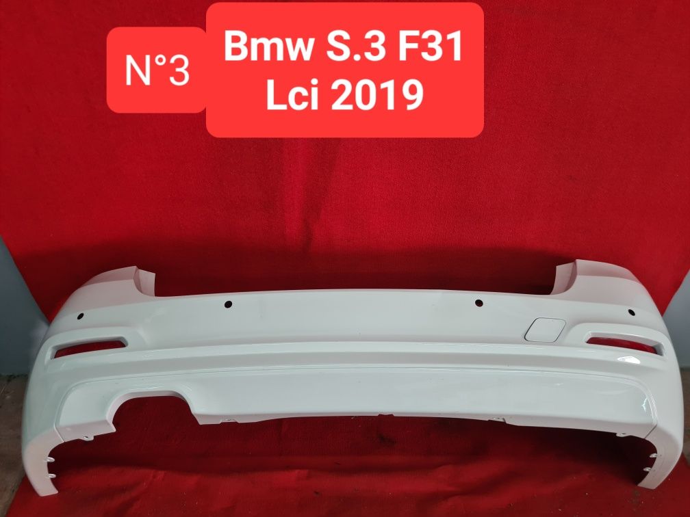 Parachoque trás original bmw serie 3 f31 lci 2019