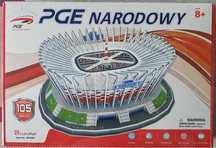 Puzzle 3D Stadion PGE Narodowy 105 elementów.