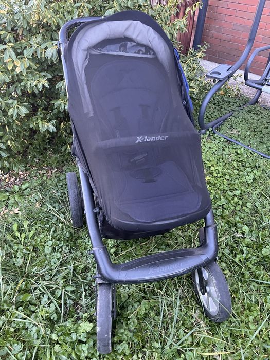 Wozek x-lander granatowy spacerowka gondola