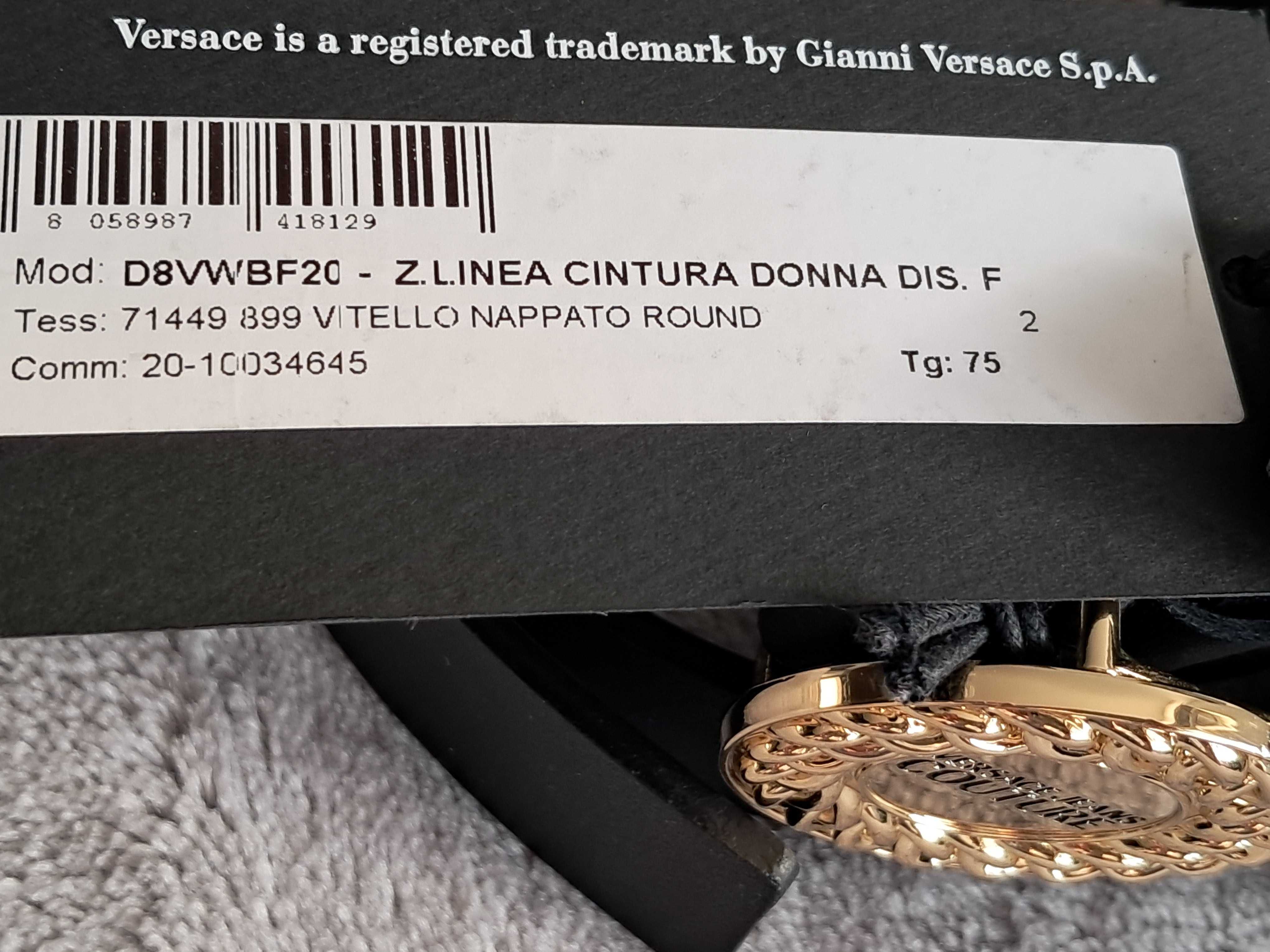 Pasek damski Versace