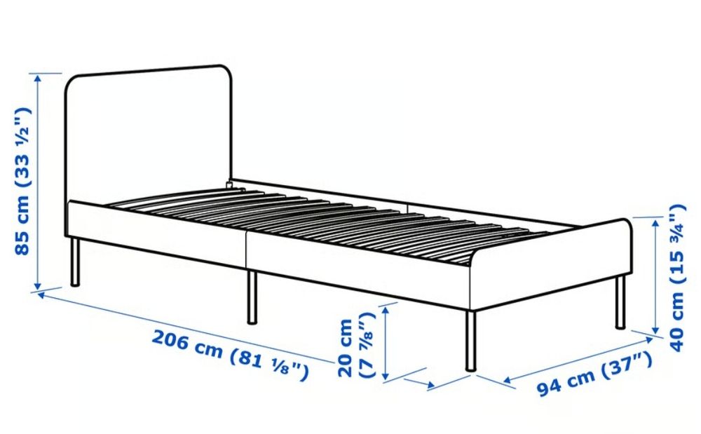 Cama solteiro ikea