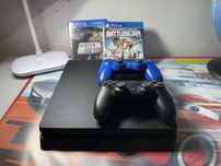 Playstation 4 slim de 1 Tb 2 comandos e 2 jogos