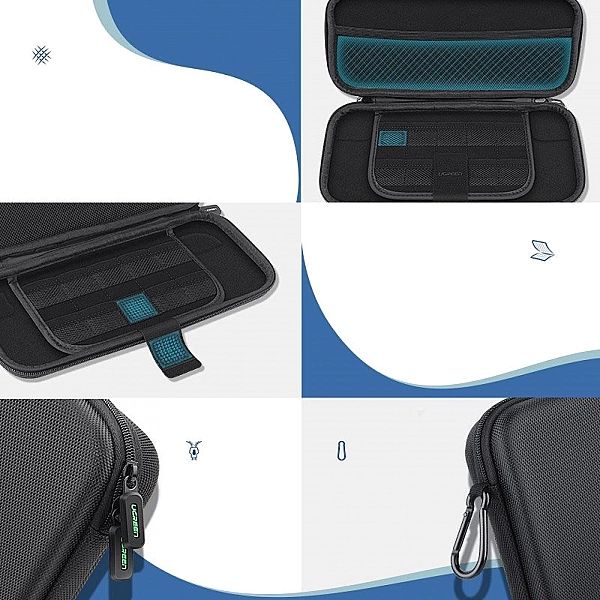Ugreen etui pudełko na Nintendo Switch i akcesoria 26 cm x 12 cm x 4 c