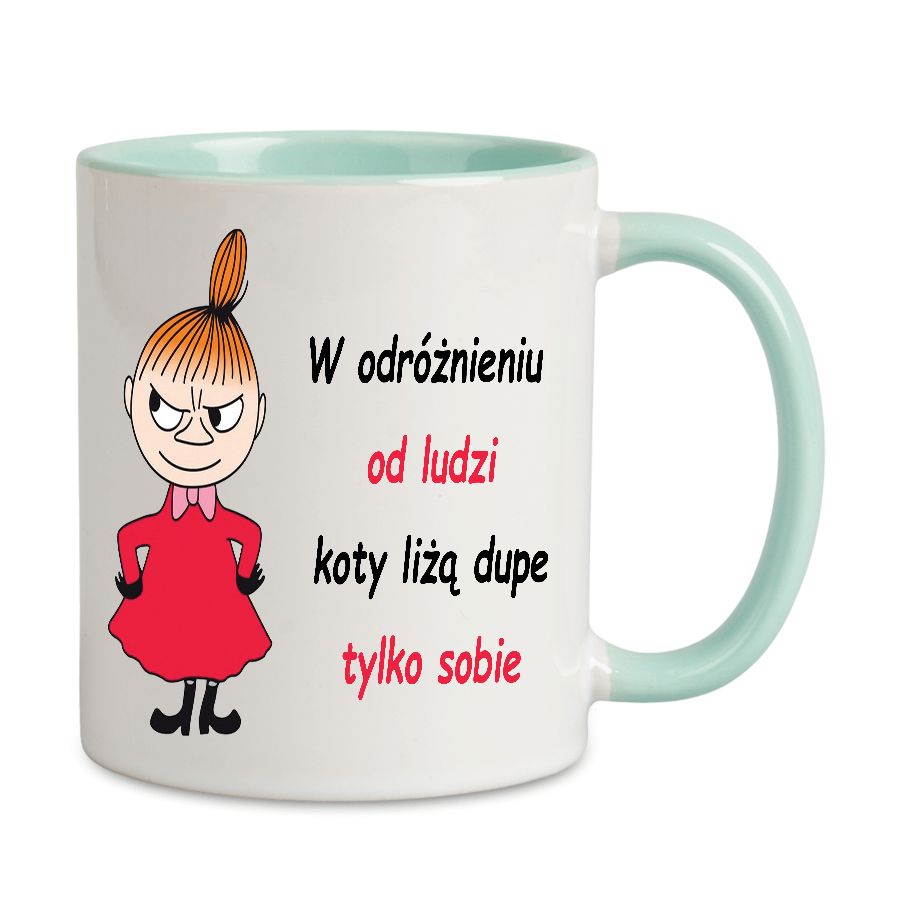 Kubek z nadrukiem Mała Mi, Muminki, Śmieszne, BCMZ-MI-046
