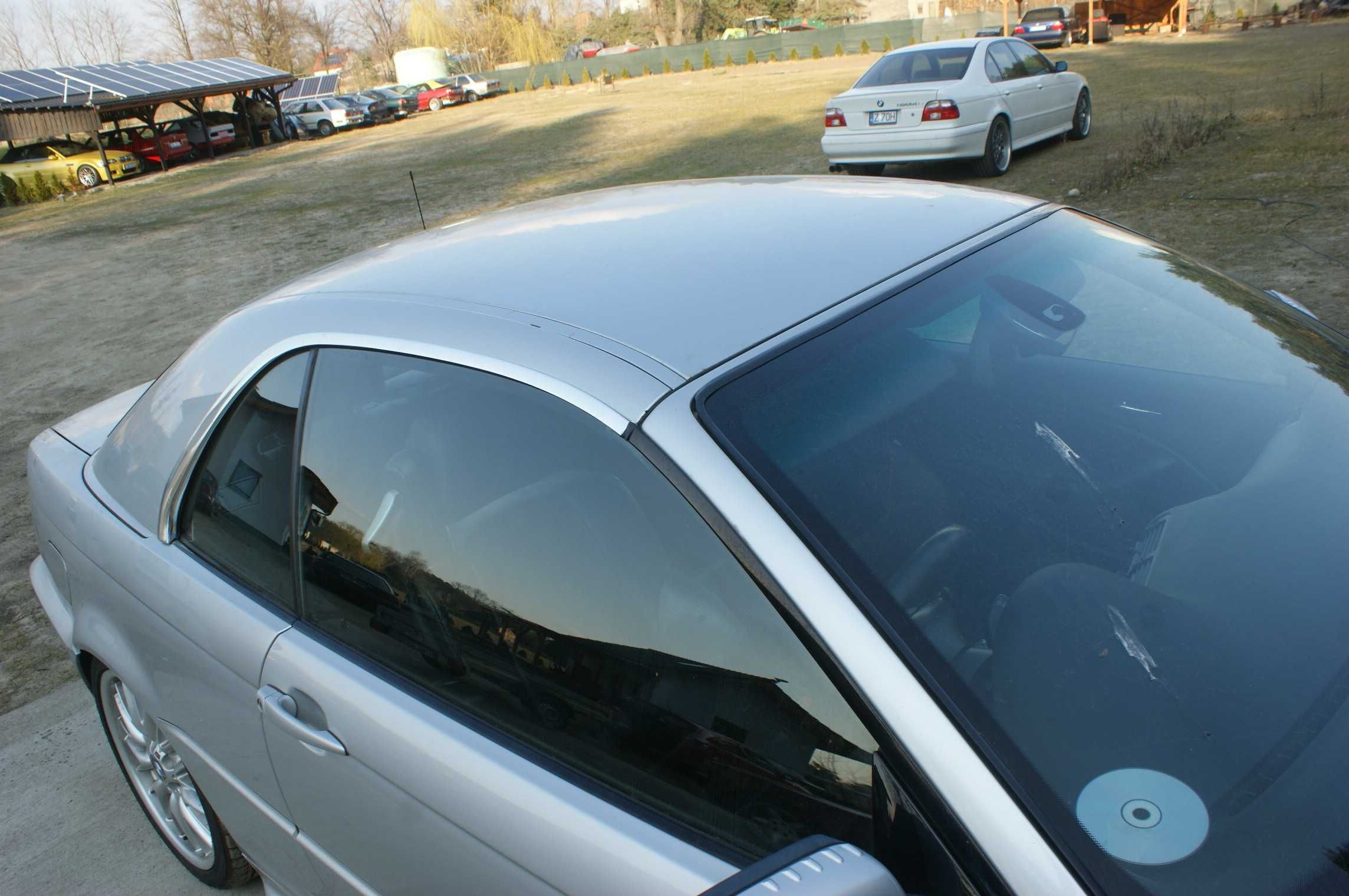 Bmw e46 cabrio sztywny dach hardtop titan silber