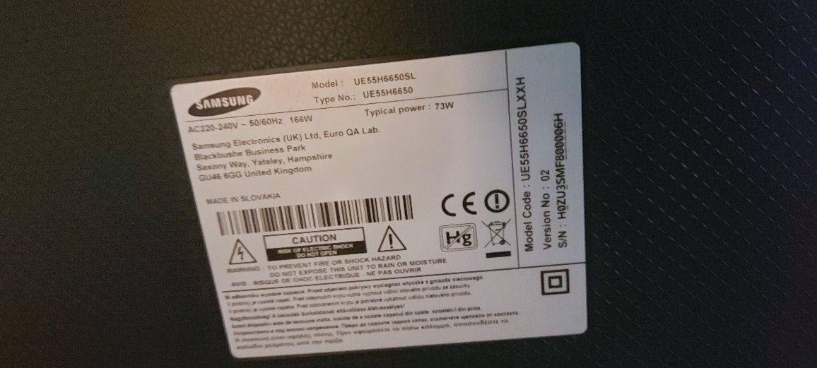 Sprzedam telewizor Smart 55 cali Samsung