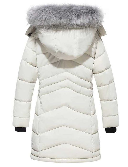 Зимняя теплая парка капюшон,водо-ветронепроницаемая куртка р.140–146