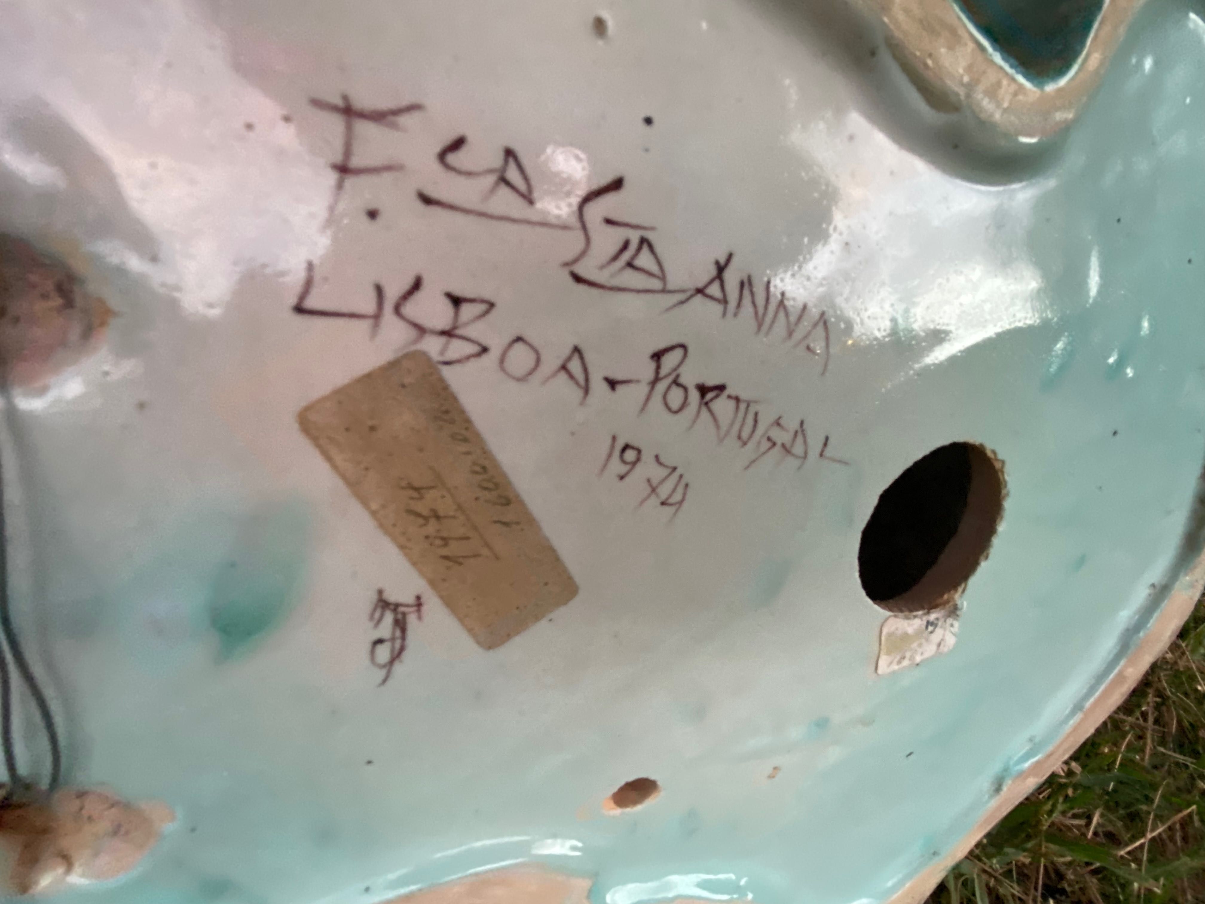 Fonte Pia água Menino Putti Sta Anna Marcado e assinado 1974