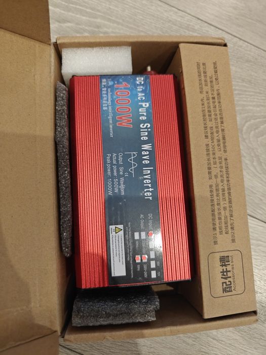 Инвертер 1000W китайский чистый синус
