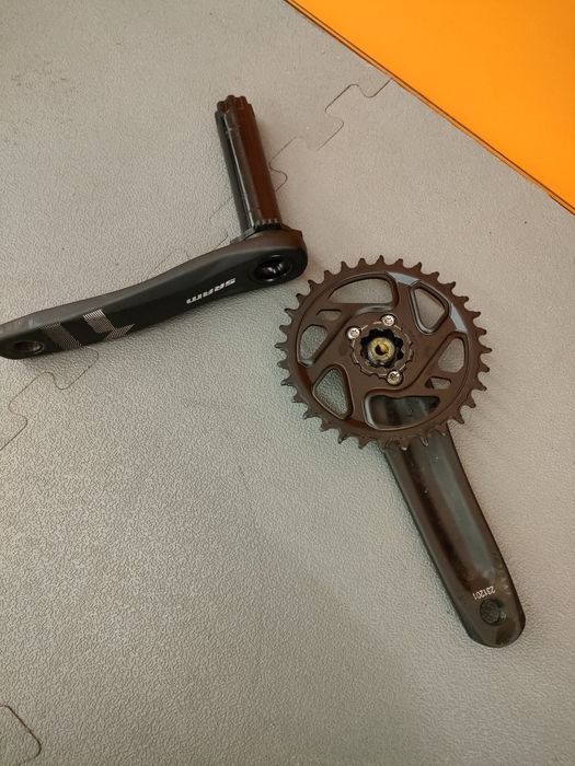 Pedaleiro sram nx de alumínio mais prato 32 .
