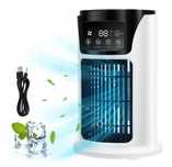 Klimatyzer wentylator ewaporacyjny USB LED na wodę kostki lodu Nowy