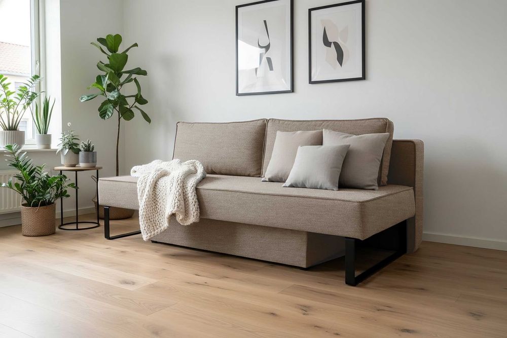 Sofa Kanapa Nomi z funkcją spania faro 02 Dostawa gratis