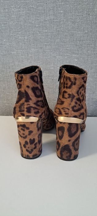Ботільйони, ботінки,  напівчеревики 38р.  Леопардові New Look