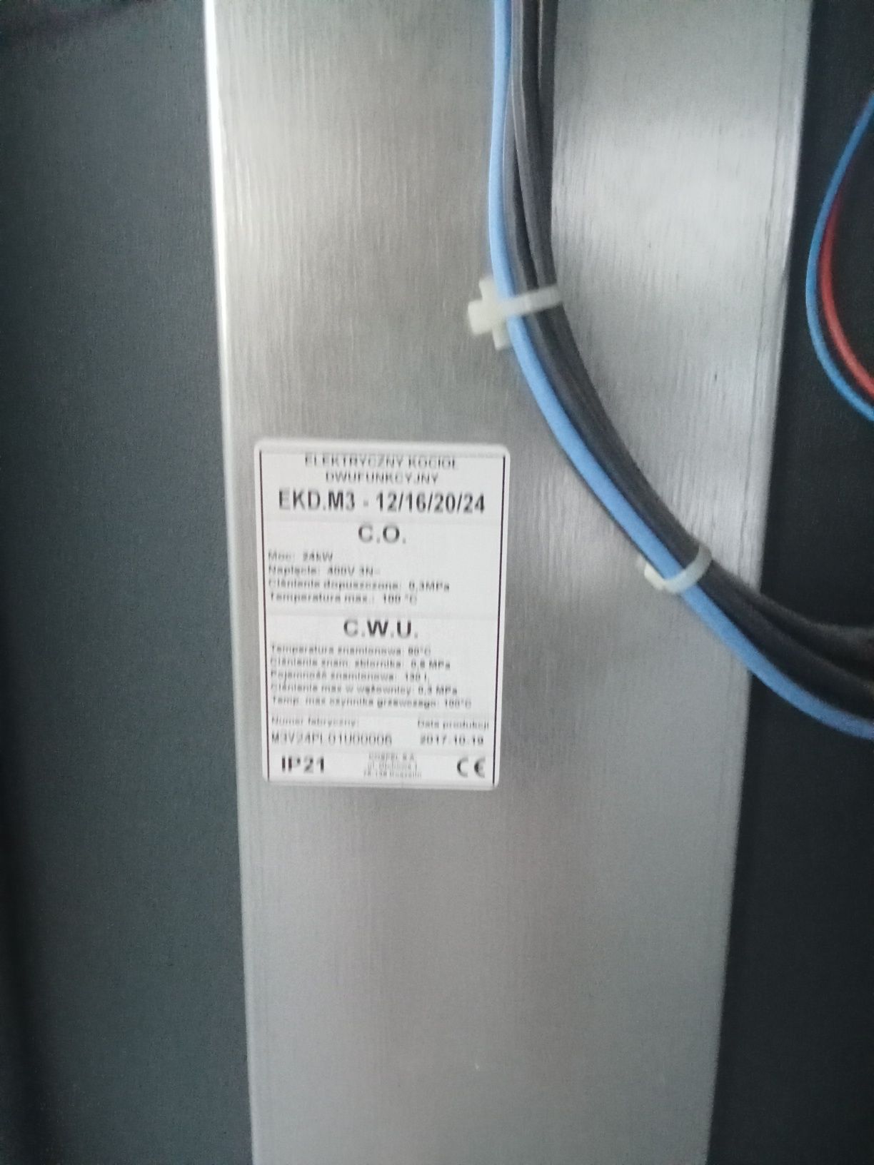 Piec C.O elektryczny z zasobnikiem cwu