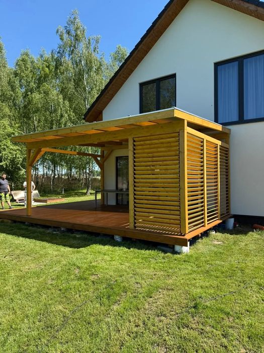 Zadaszenia Tarasów Aluminiowe/Drewniane/Tarasy/Patio/Domki Narzędziowe