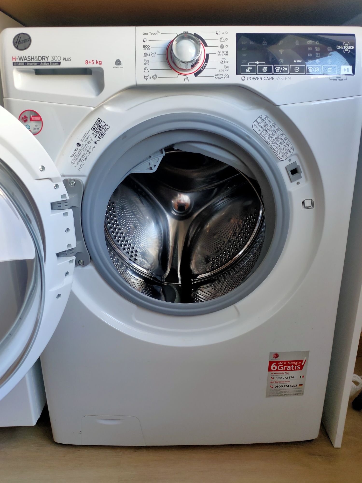 Máquina de Lavar e Secar Para Peças - HOOVER H3DS 485TAME/1-S