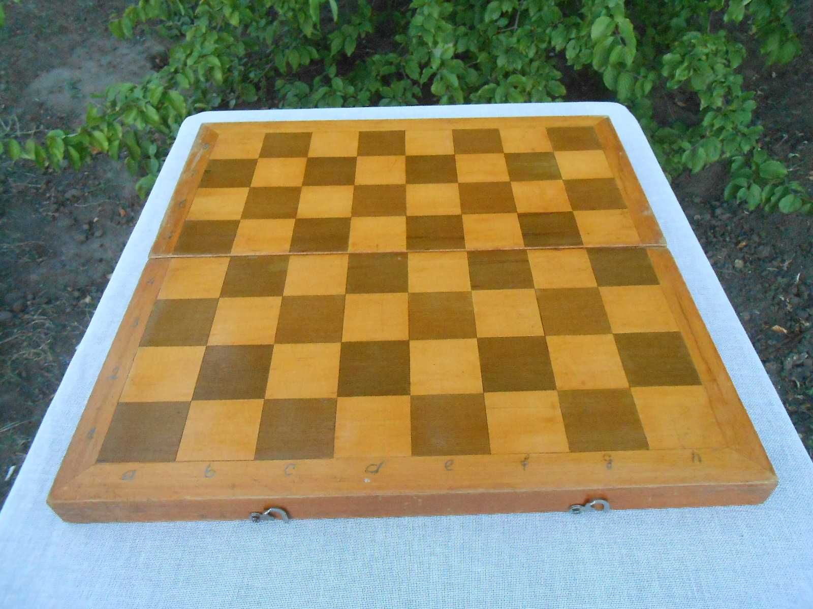 Шахматы старинные деревянные, 30-х годов.