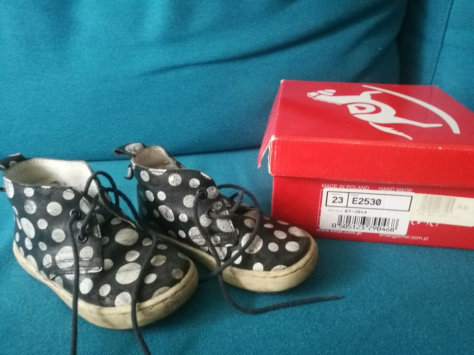 Buty Emel, rozmiar 23, skóra
