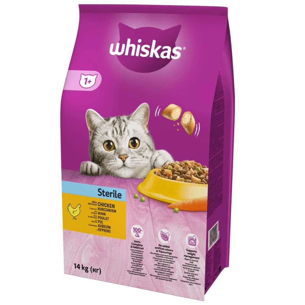 Сухий корм для котів Whiskas 14 кг