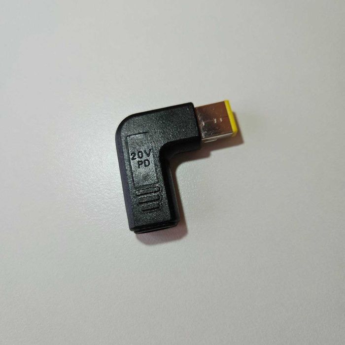Перехідник для заряджання ноутбука Type-c to Lenovo штекер PD 100W