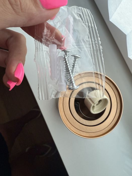 Oprawa sufitowa halogen tuba sm-500gold złota aluminium 85x115mm nowa