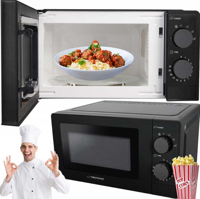 Kuchenka Mikrofalowa Mikrofala Esperanza 20L 700W Wolnostojąca OKAZJA