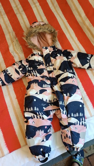 Комбінезон зимовий на дівчинку