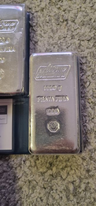 Barras Prata 1kg Albino e Moutinho