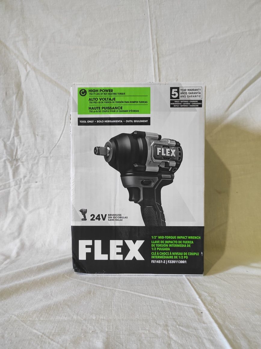 Ударний гайковерт FX1451-Z Квадрат 1/2, FLEX