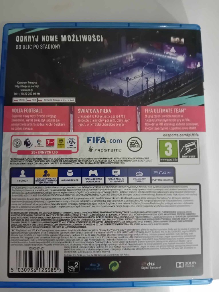 Fifa20 ps4 używana