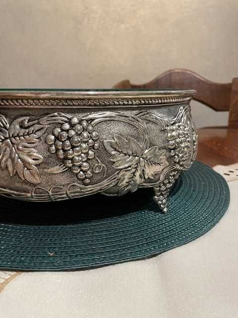 Elegancka patera na tort, ciasto, owoce.