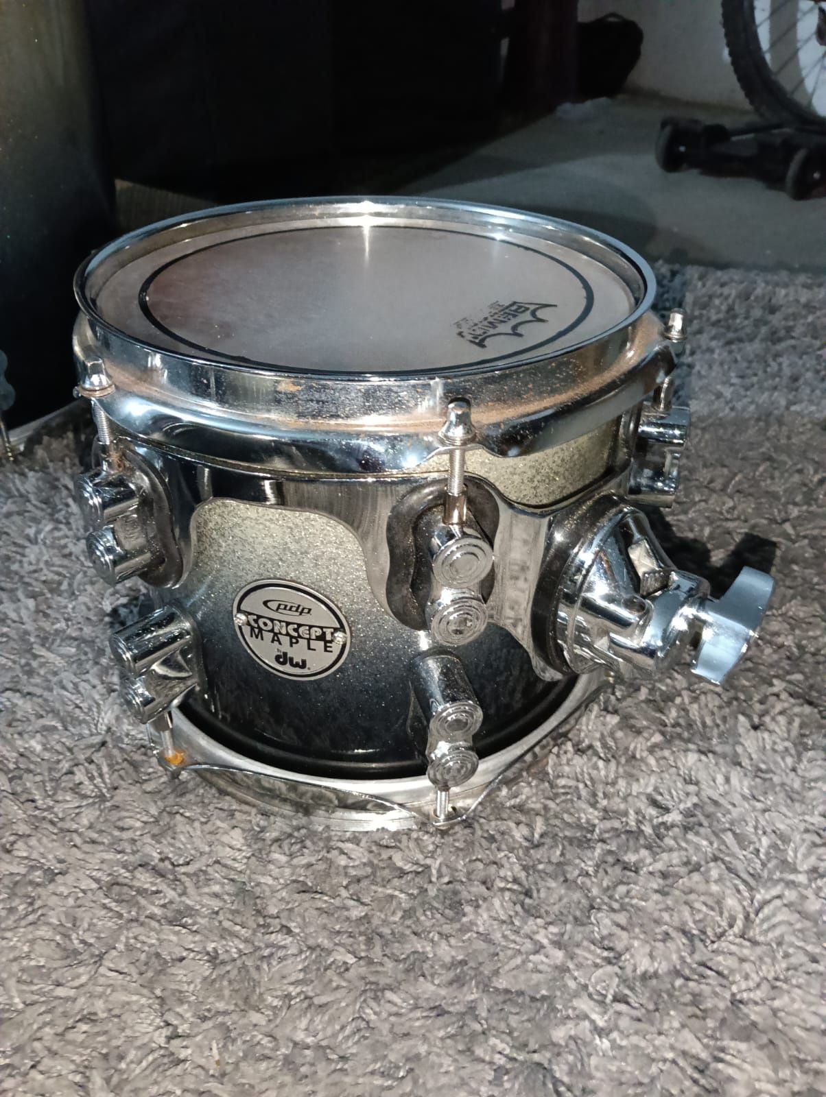 PDP concept maple 22" 7 PCs Shell pack silver to black Sparkle