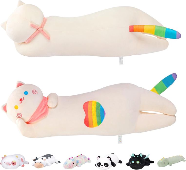 Mewaii długi kot poduszka pluszowa 85cm